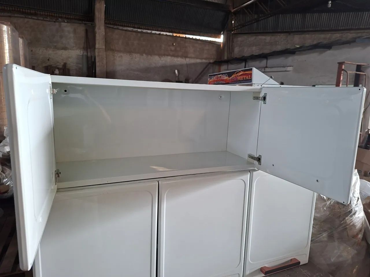 Armário aéreo 2 portas de aço Bertolini - Foto 2
