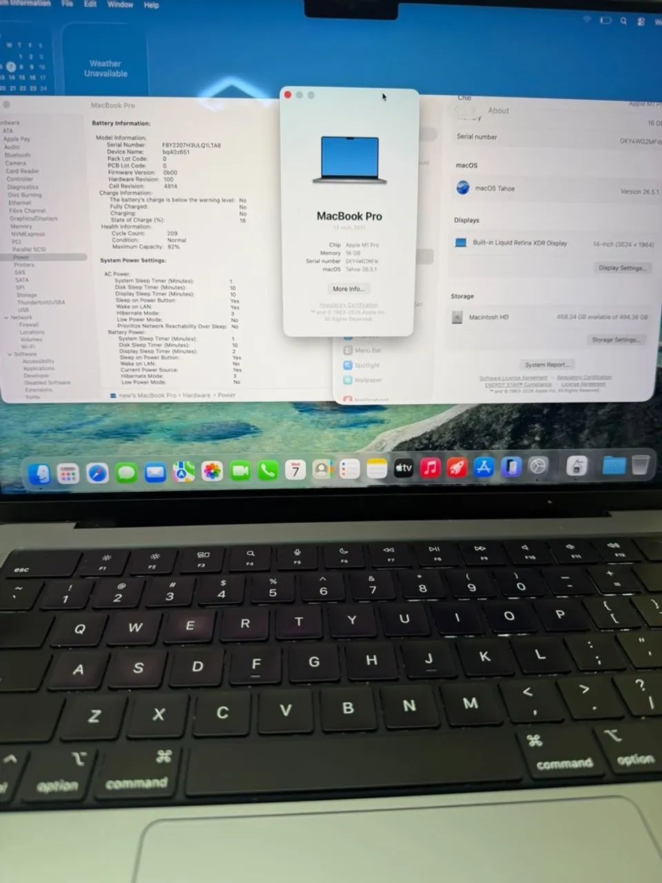MacBook Pro M1 Pro 14 inch 16gb ram 512gb SSD - Notebooks - Jardim
