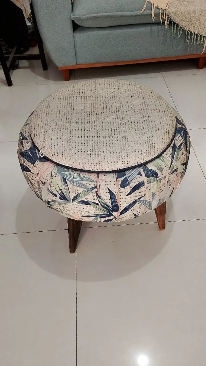 Puf decorativo sem defeito 