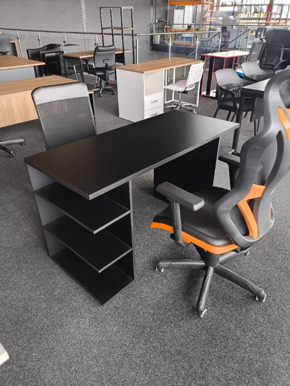 Mesa Gamer de Escritório com Nichos - (ENTREGAS EM ATÉ 24h)!!