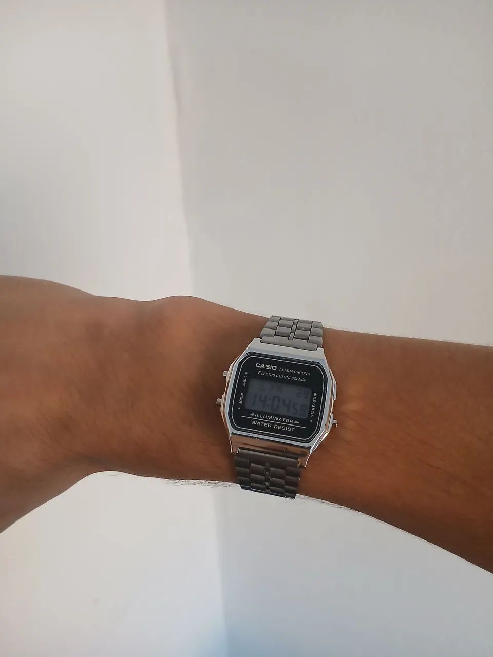 Relógio Casio Vintage Prateado Novo - Foto 2