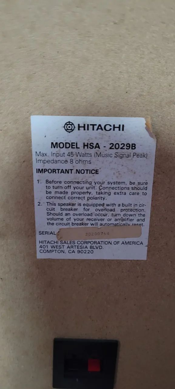 Caixas de som Hitachi HSA-2019B - Foto 4