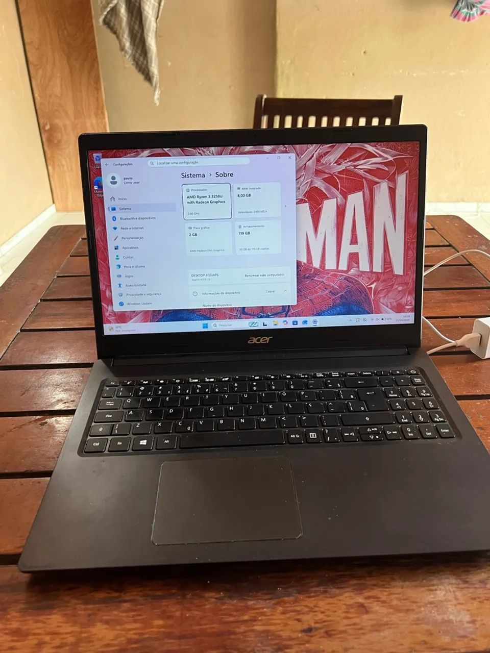 Vendo notebook Acer  - Foto 3