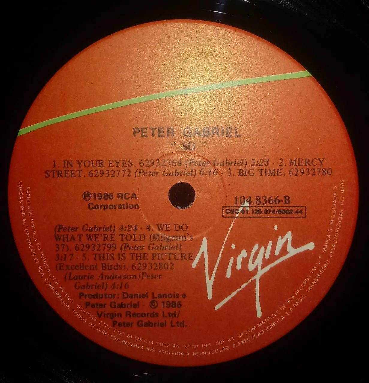 Vinil Peter Gabriel - So - Foto 4