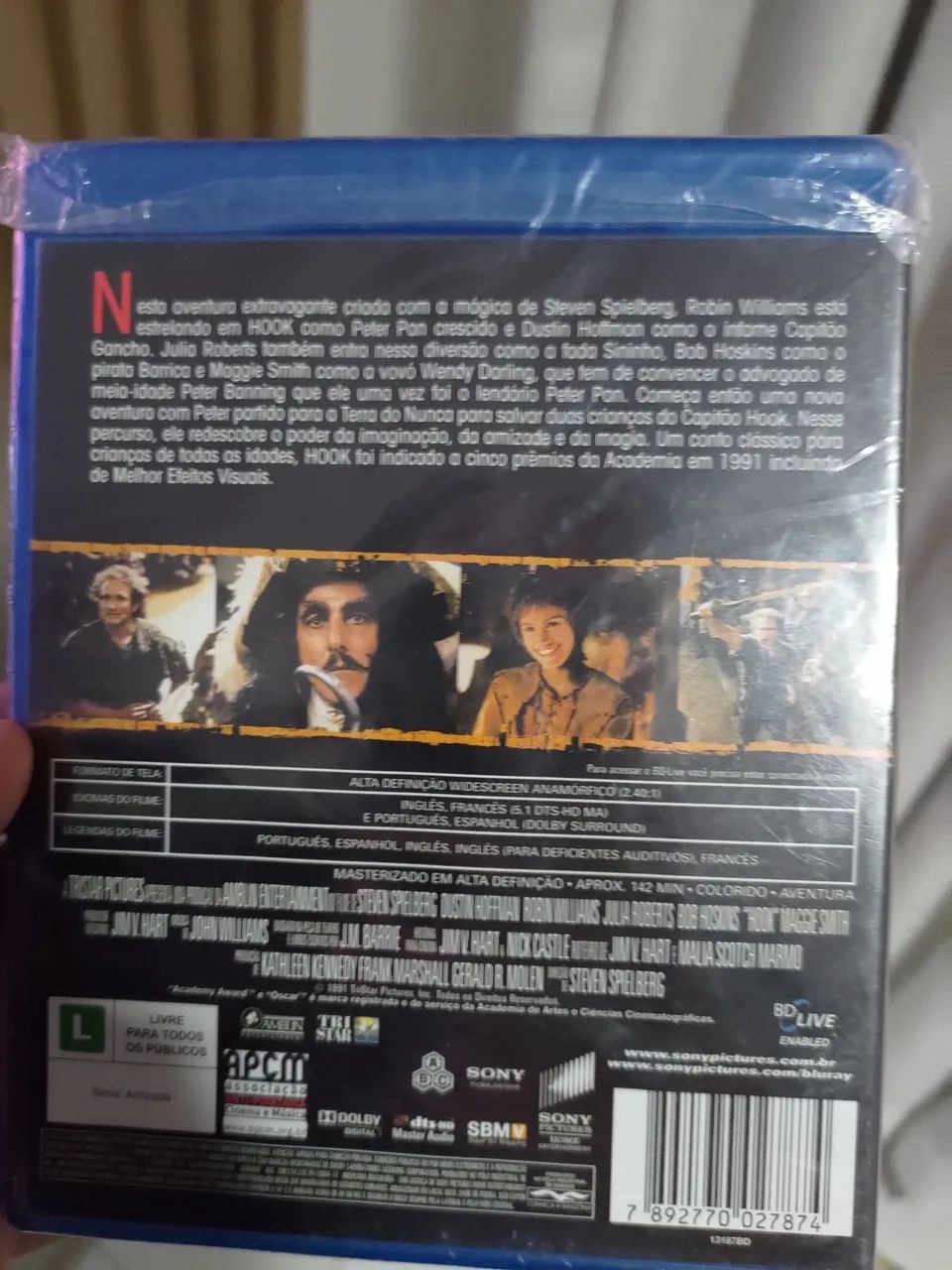  Blu-ray Hook A volta do capitão gancho - Foto 2