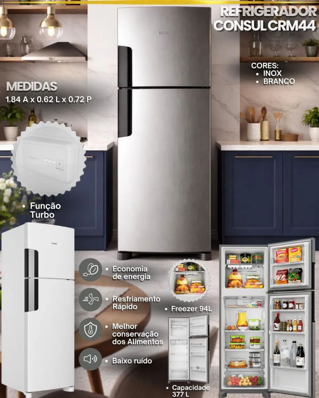 GELADEIRA CONSUL CRM44