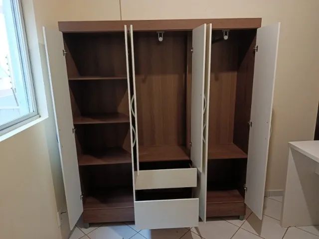 Moveis de Quarto - Cama, Guarda-Roupa e Escrivaninha - Foto 4
