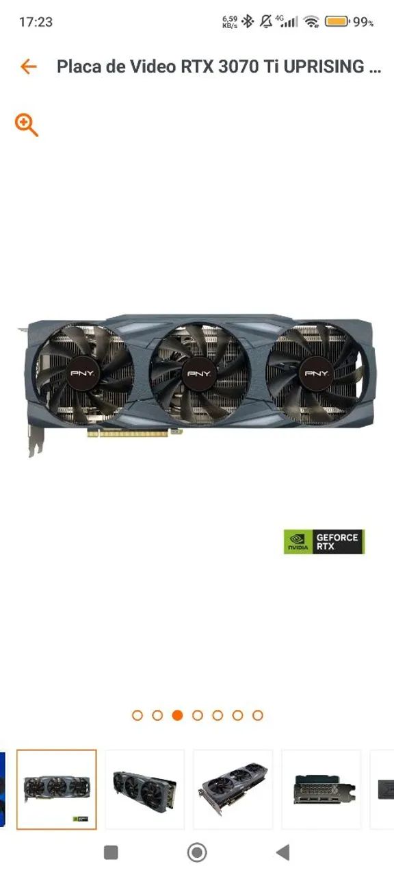 Placa de video RTX 3070 TI 8gb - Foto 2