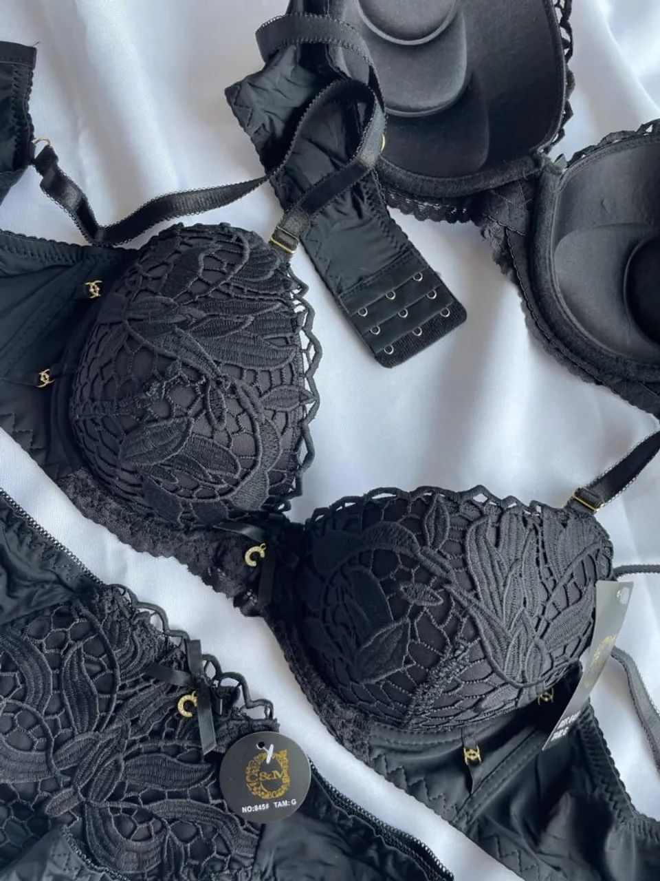 Conjunto Lingerie Elegance Black