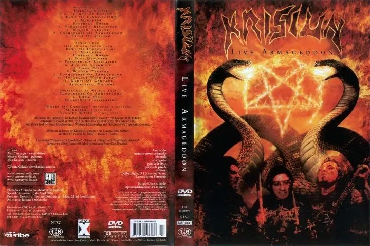 DVD Krisiun Live Armageddon  Original - Foto 2
