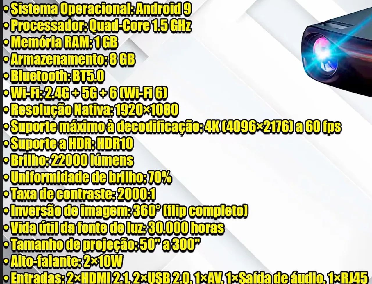 Projetor Gamer Bettdown AC1053 - Foto 5