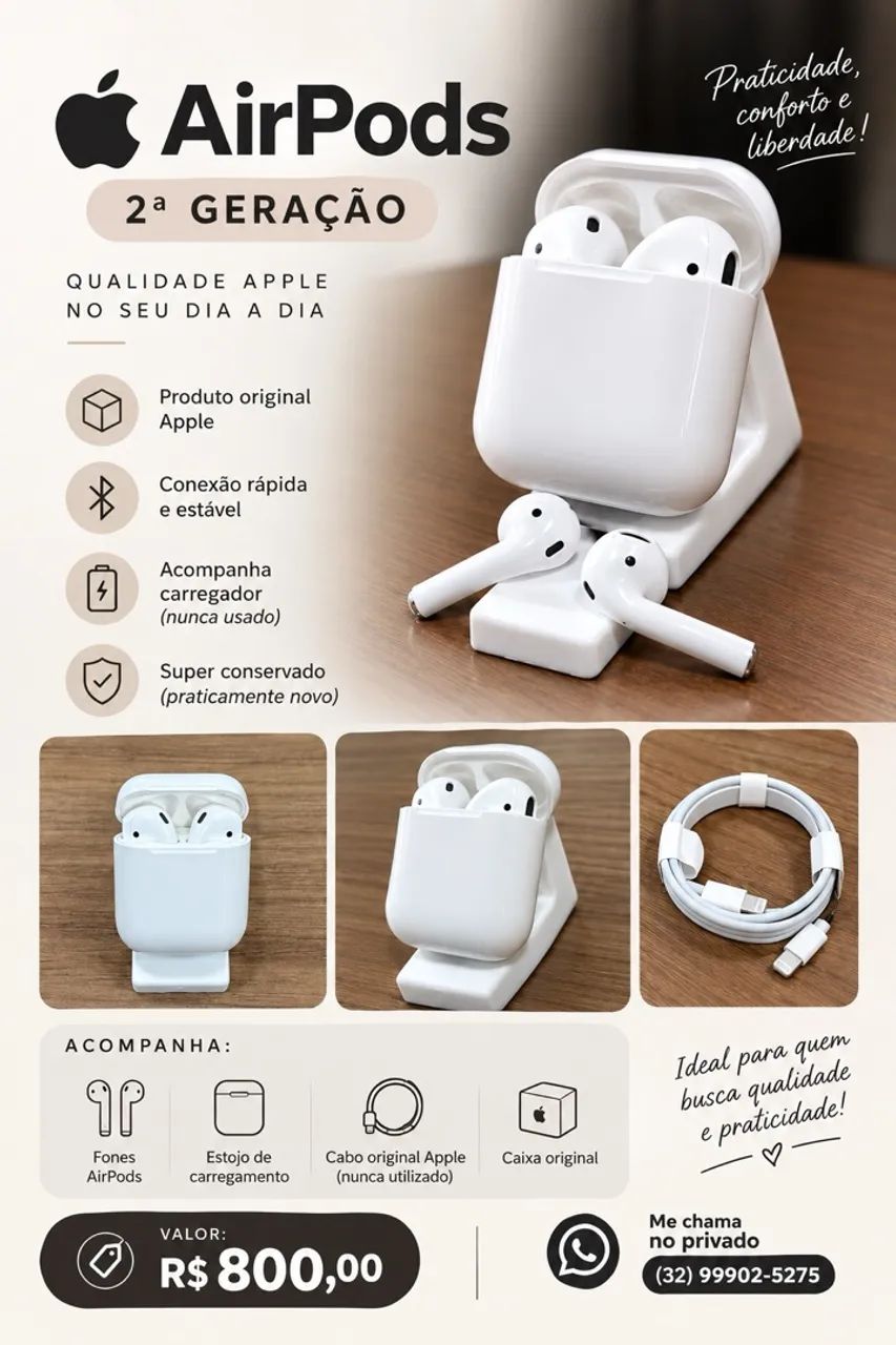 AirPods 2ª Geração 