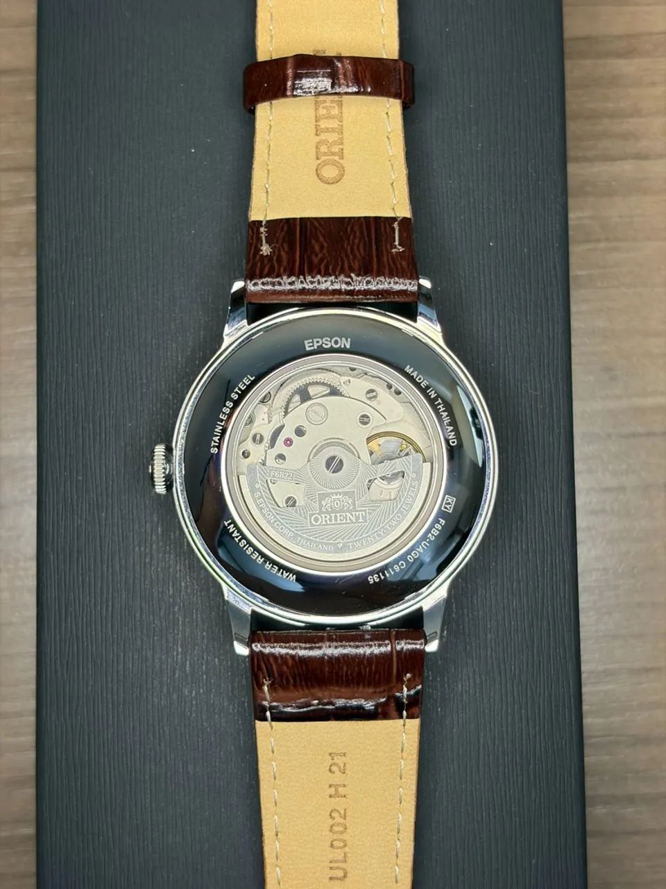 Relógio Orient Bambino Bordô - Foto 5