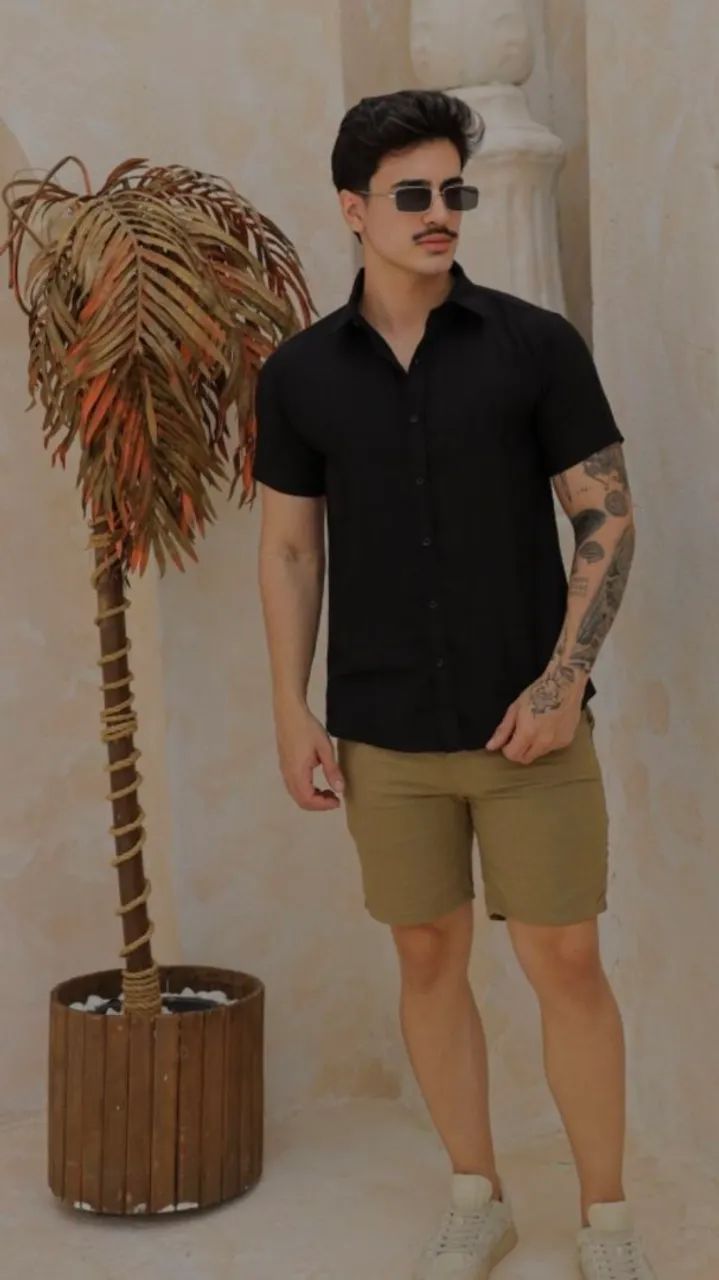 Camisa de Botao Elegante e Moderna - Foto 3