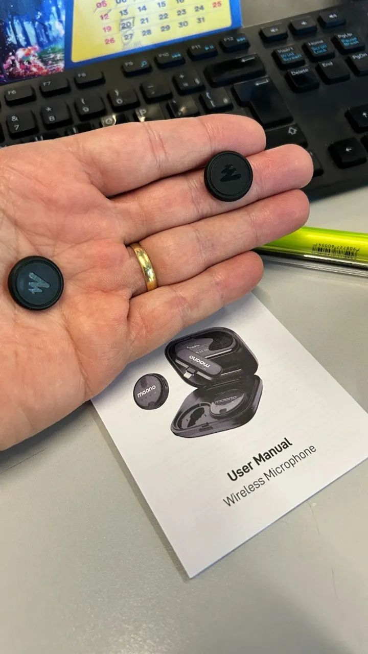 MICROFONE LAPELA PARA GRAVAÇÕES DE VÍDEOS E MÚSICAS - Foto 3
