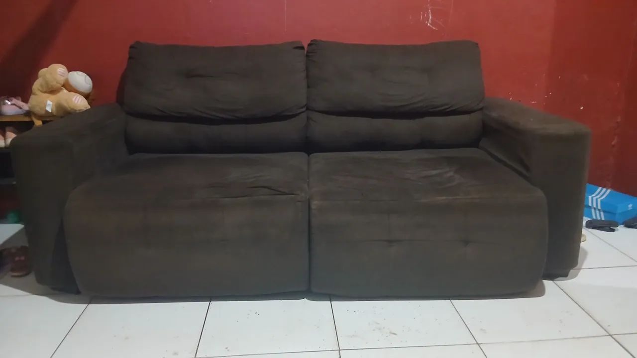 Sofá retraril 2 lugares