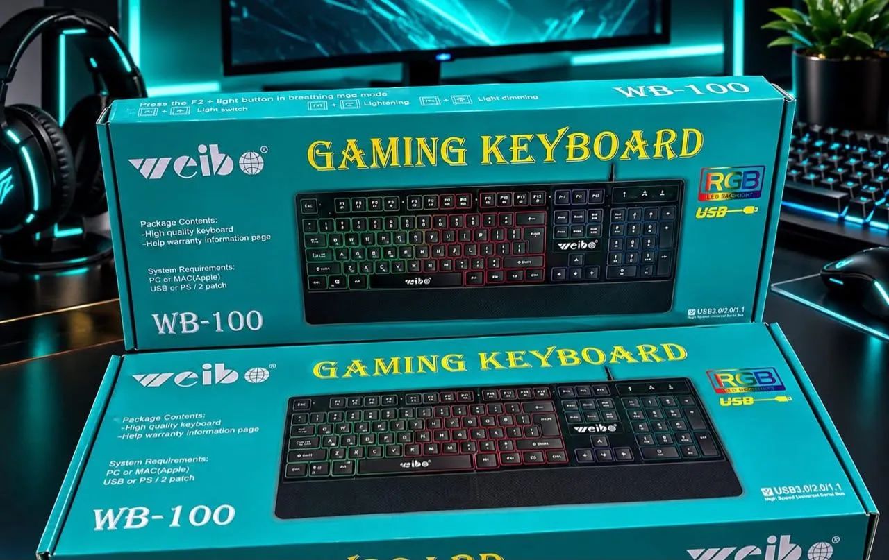 Teclado gamer Weibo