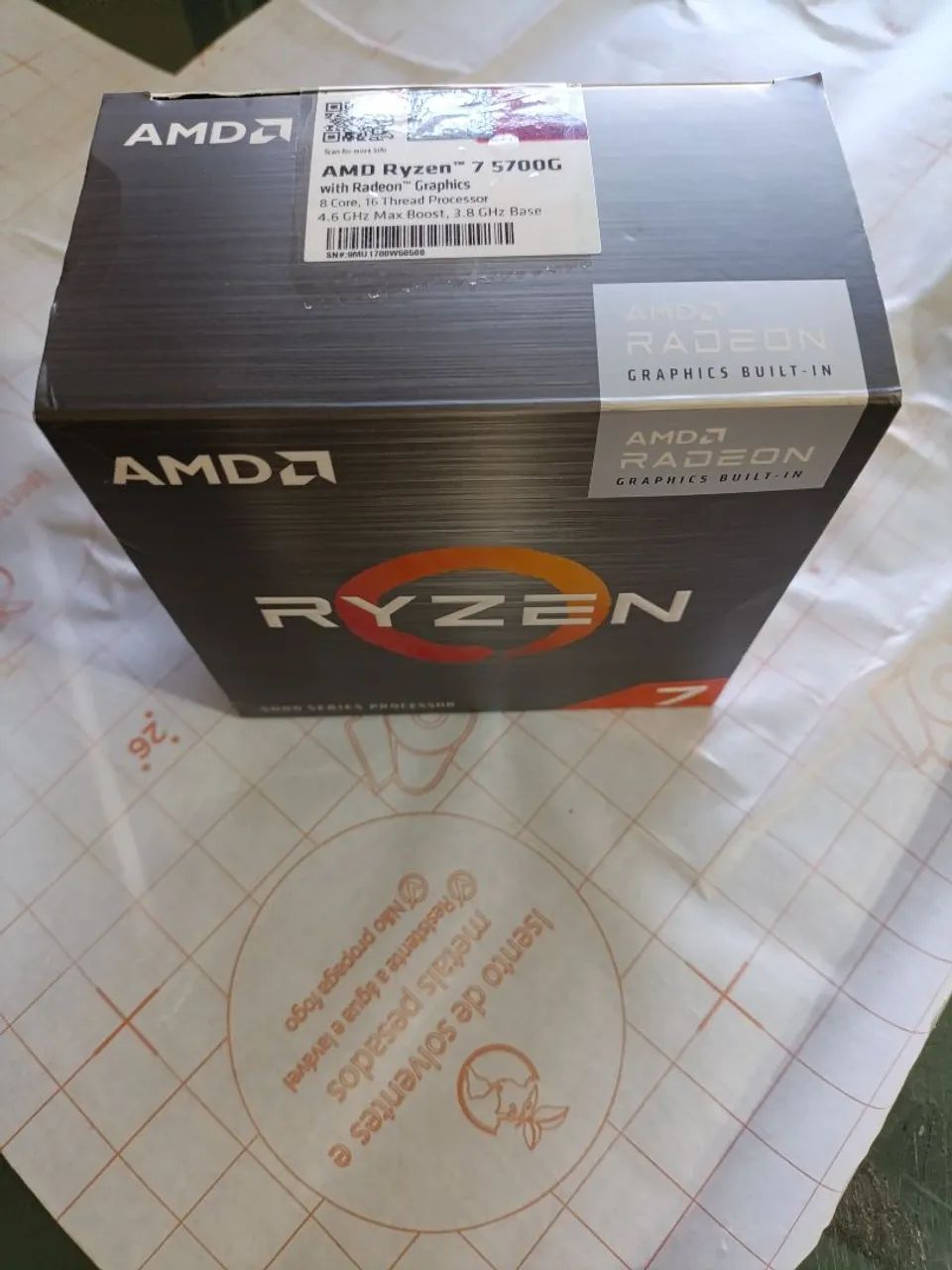 Processador Ryzen 7 5700G (NOVO)  - Foto 3