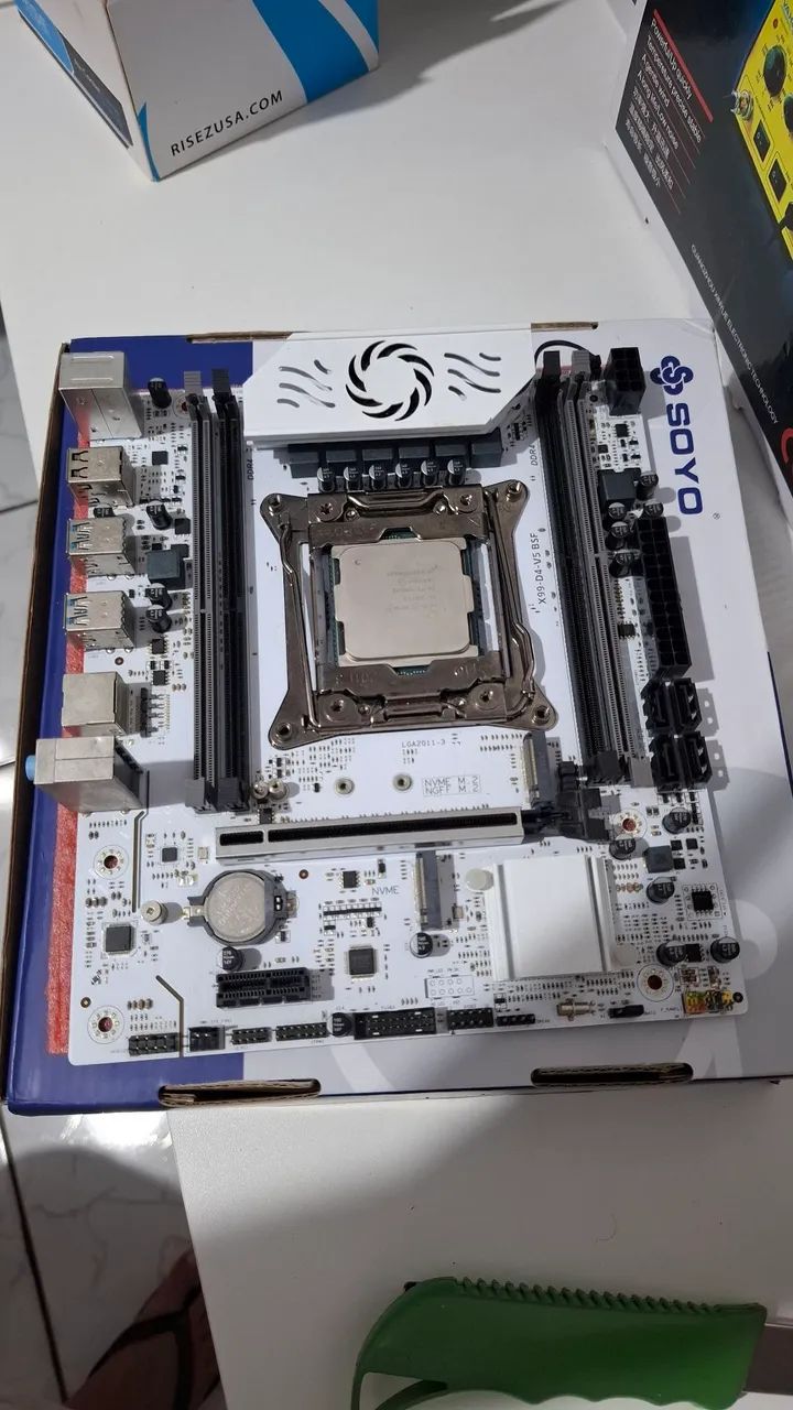 Kit xeon E5 2667 v4 + QIYIDA D4 x99 - Foto 2