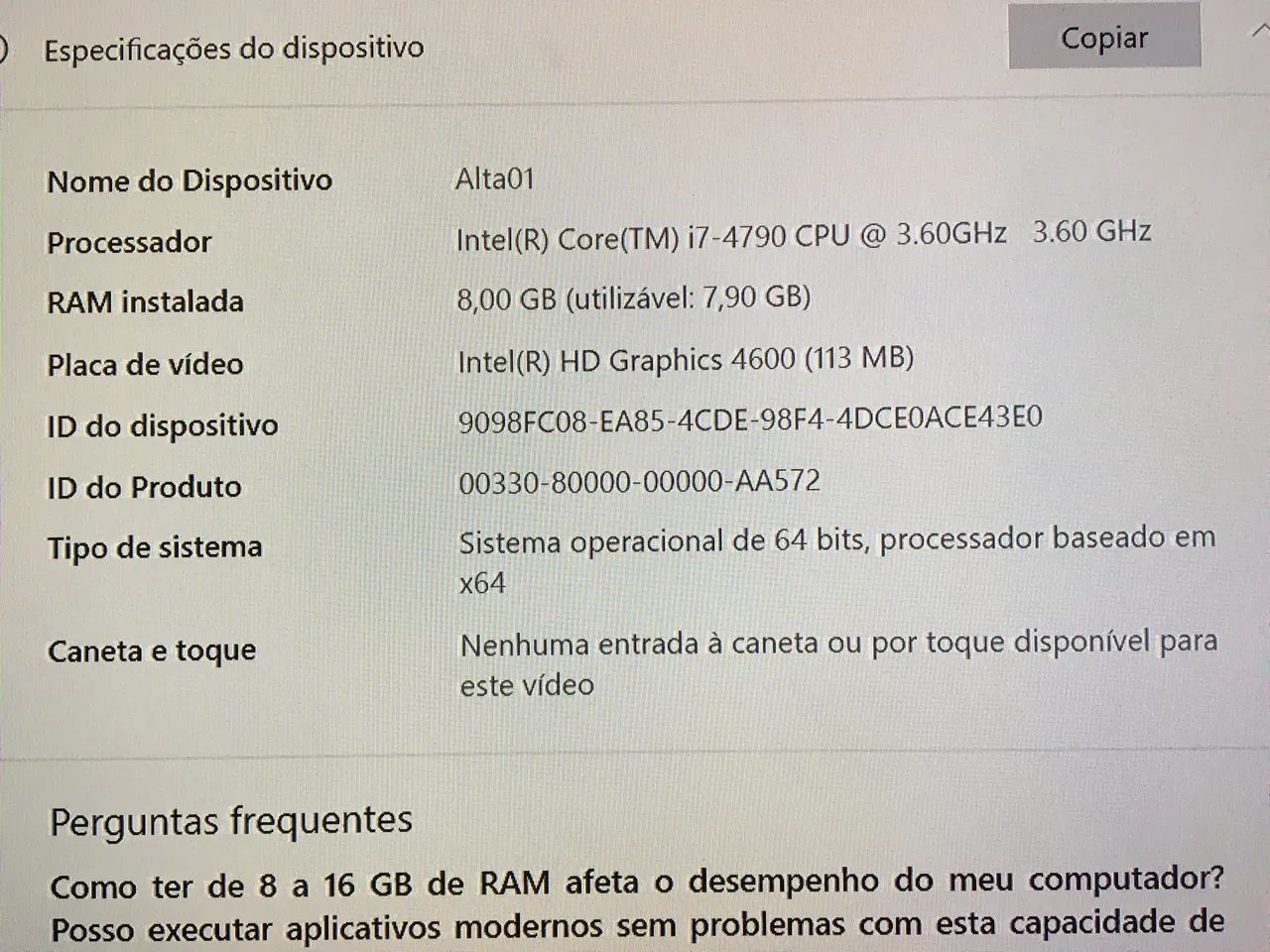 CPU Gigabyte I7 SSD 500gb - Foto 5