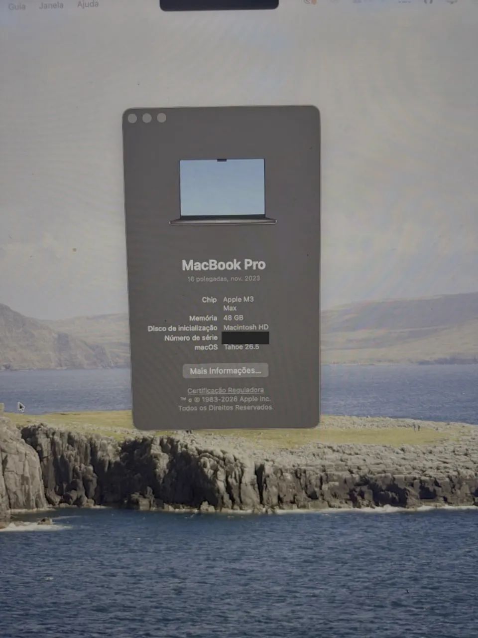 Apple Macbook Pro 16 M3 Max 48gb 1tb Preto - Foto 2