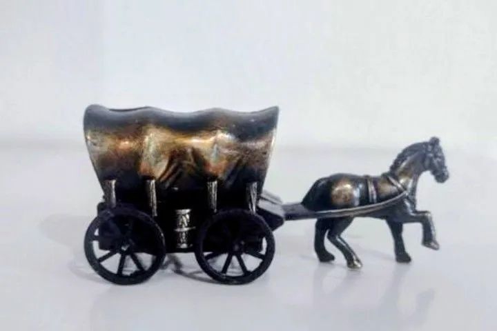 Miniatura Carruagem do Velho Oeste em Metal  - Foto 2