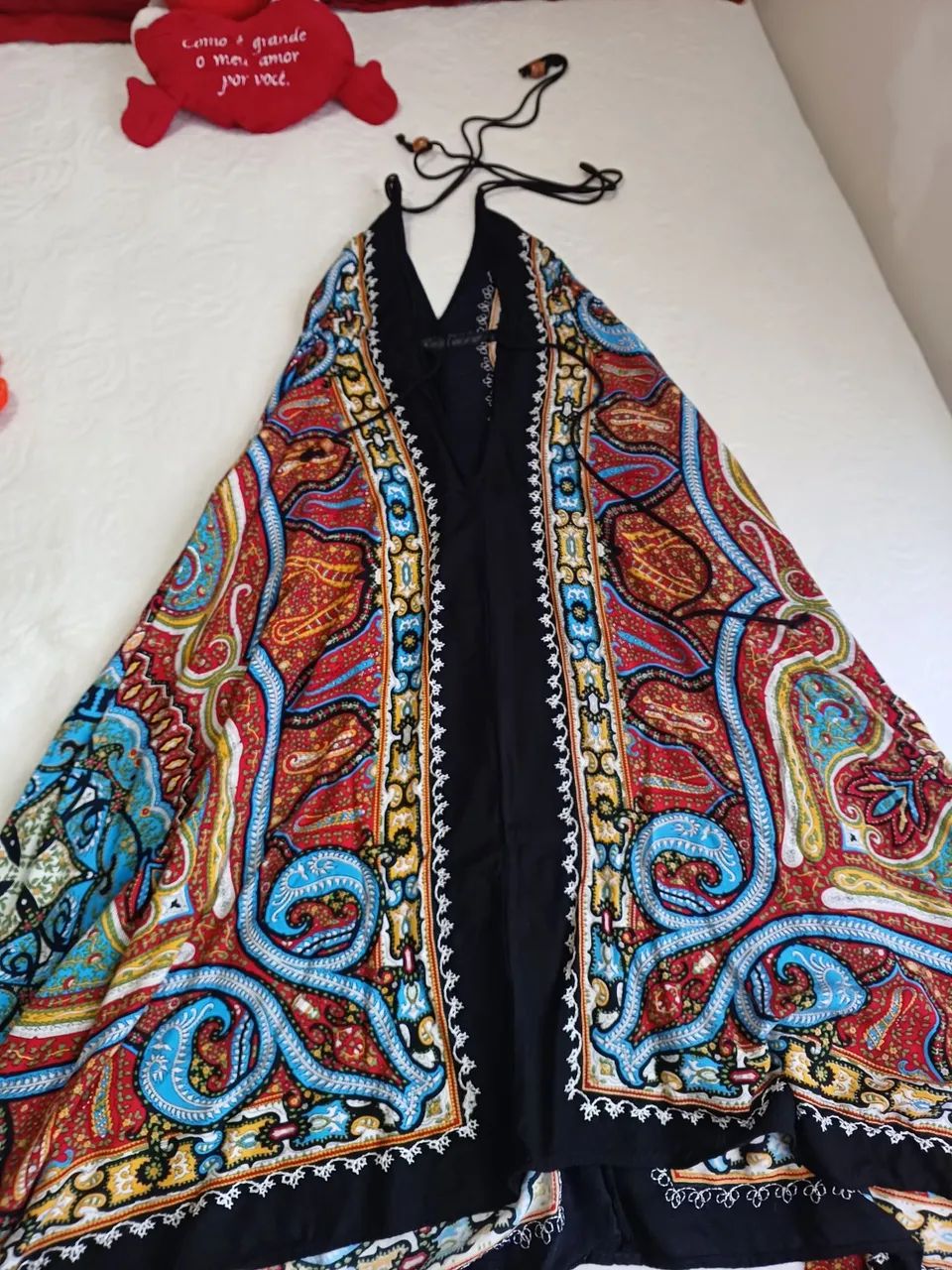 Vestido longo tamanho único.  - Foto 2