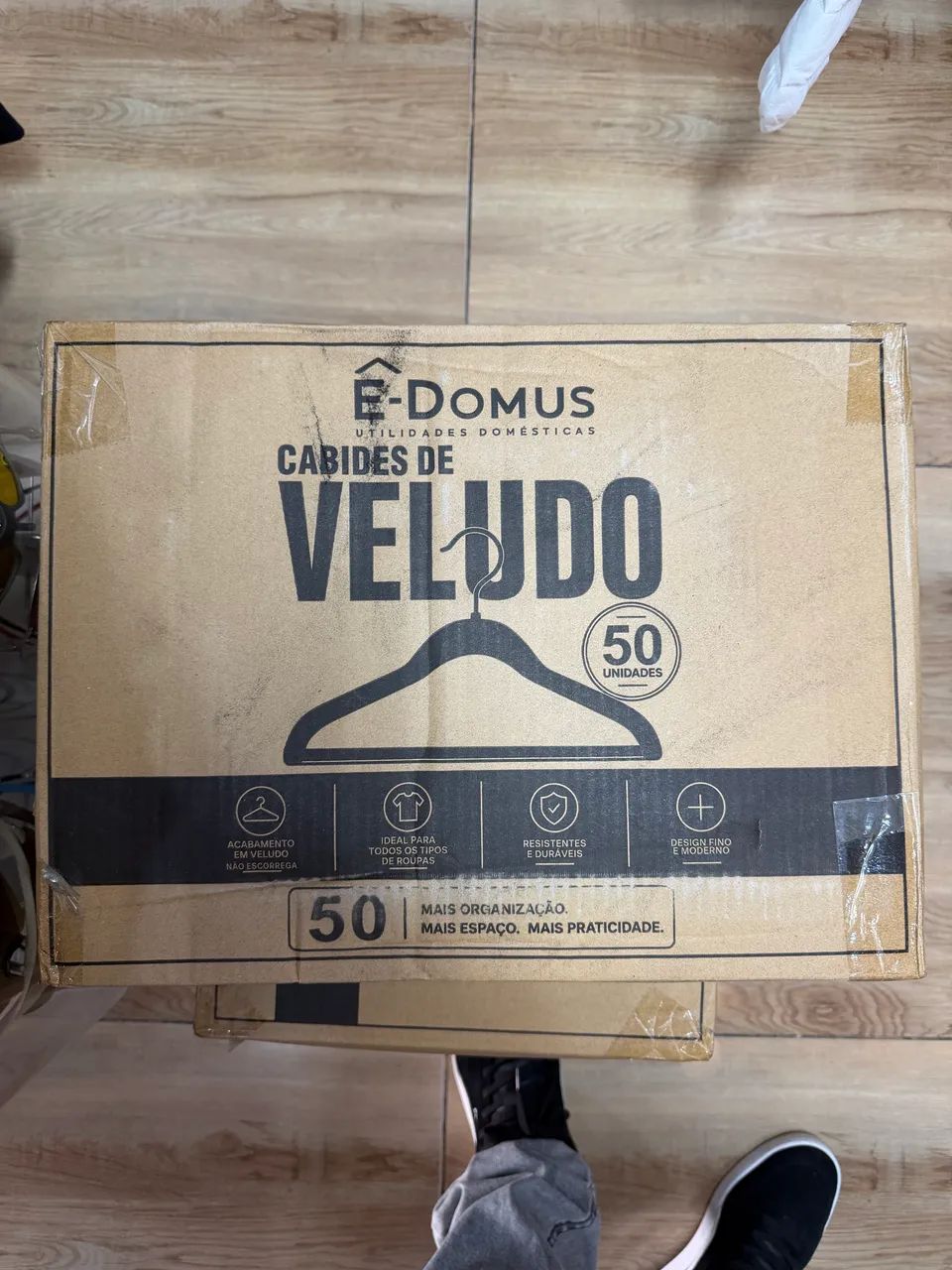 Cabide de veludo 50 unidades  - Foto 5