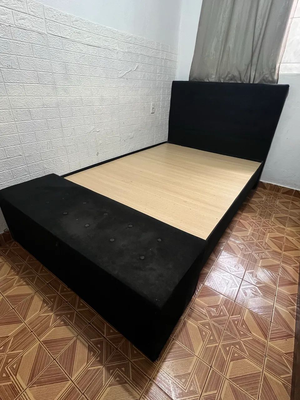 Base cama casal + baú + cabeceira - Foto 4