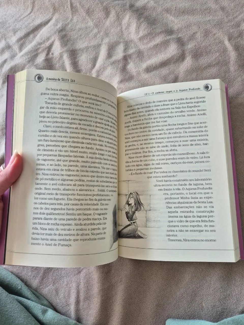 Livro A menina da sexta lua - Foto 4