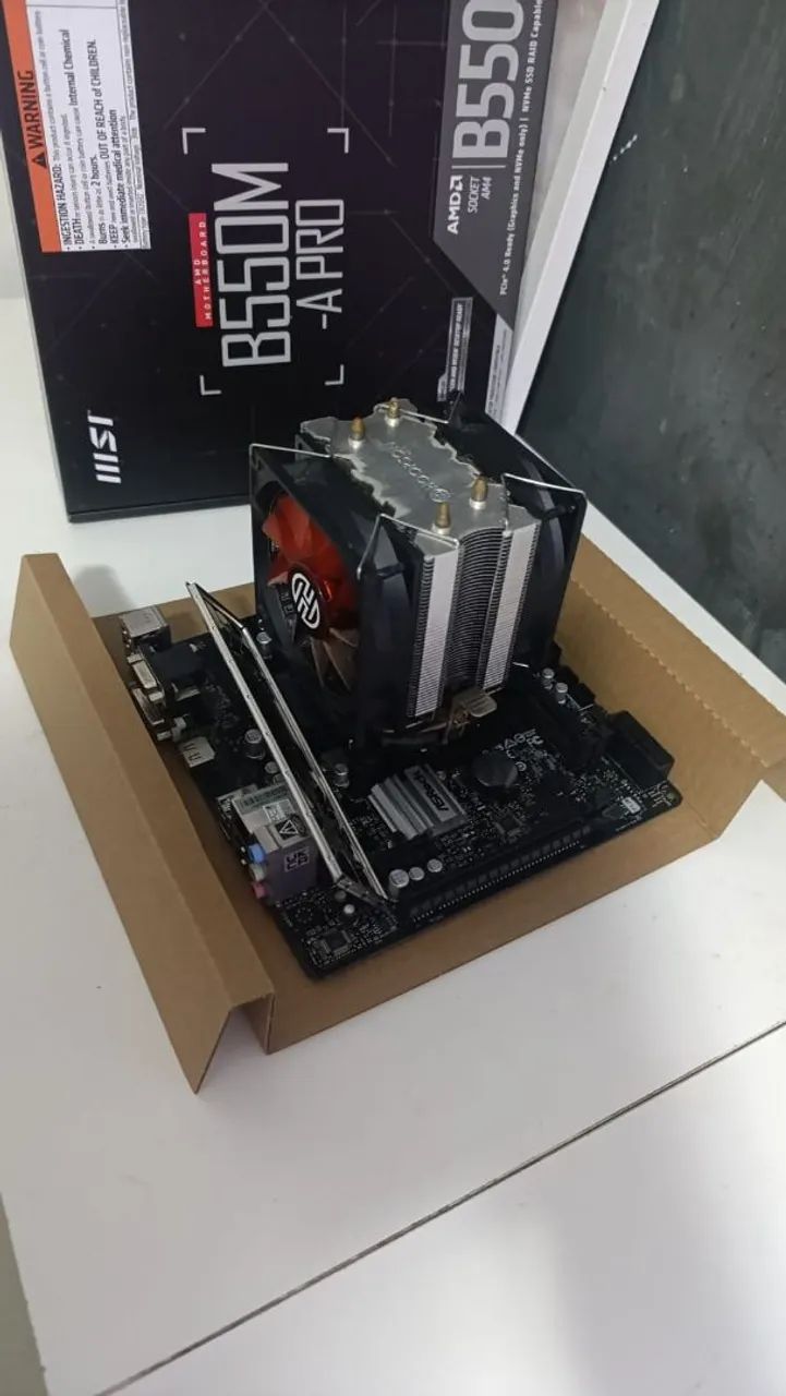 Processador I5 9600k + Placa-mãe asrock h370m + cooler