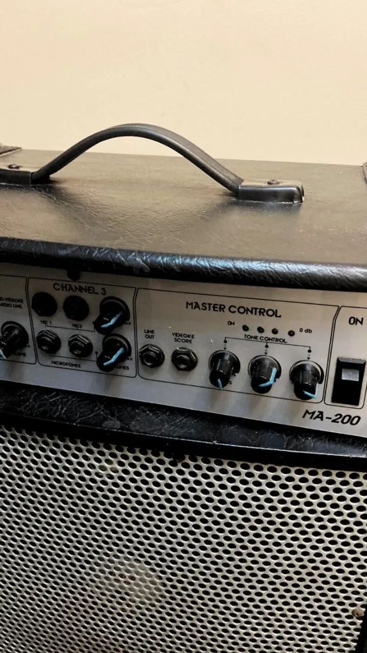 CAIXA DE SOM MULTIUSO PARA SHOWS E EVENTOS 80W LEACS 200 3 CANAIS - Foto 4