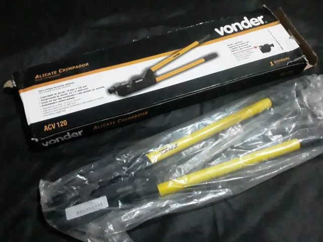 Alicate Prensa Terminal Terminais De 10 A 120 Mm Acv 120 Vonder Novo !! 