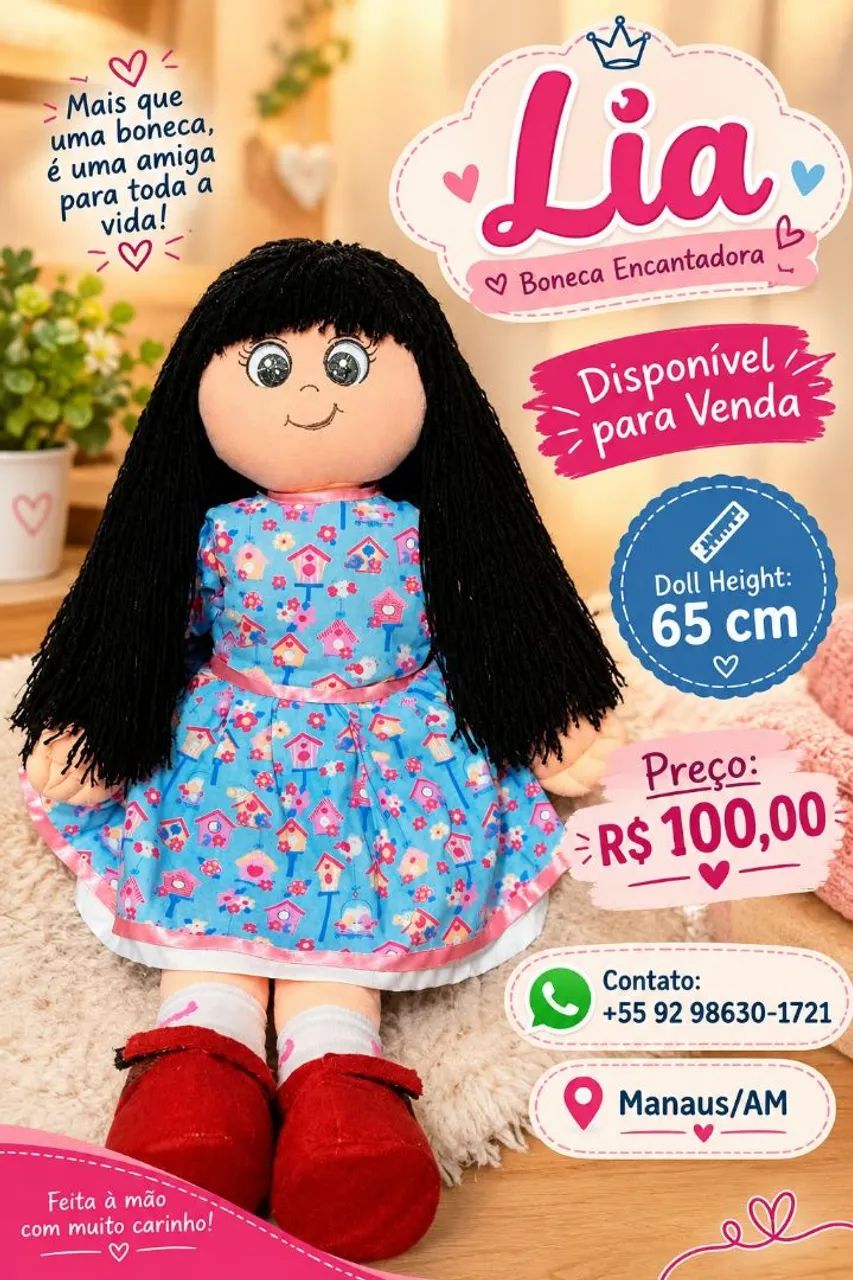 Vendo Bonecas de Pano  - Foto 3