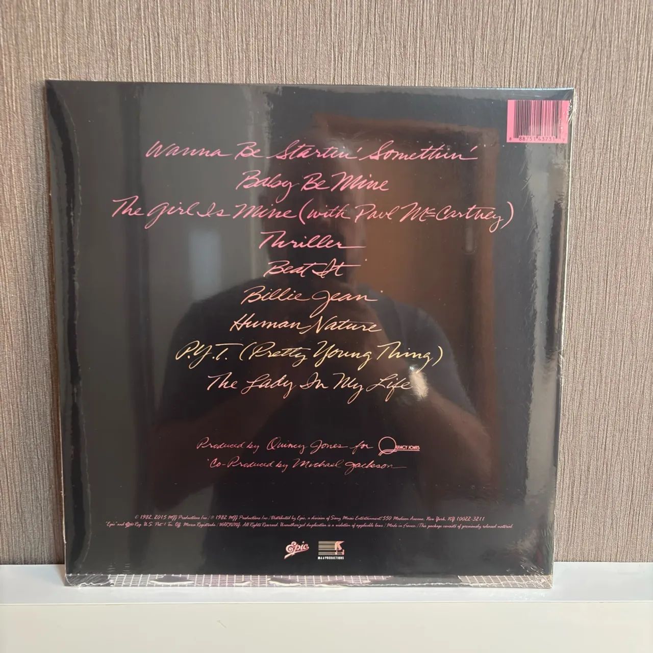 VINIL MICHAEL JACKSON THRILLER GATEFOLD IMPORTADO LACRADO - Foto 3