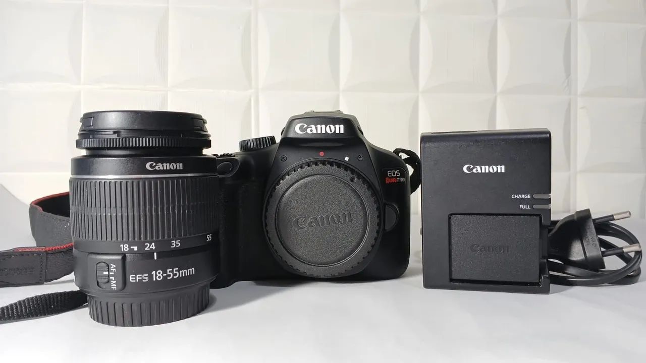 Kit Canon Rebel T100 + Lente 18-55mm + Bolsa para Transporte + Wi-Fi - Foto 6