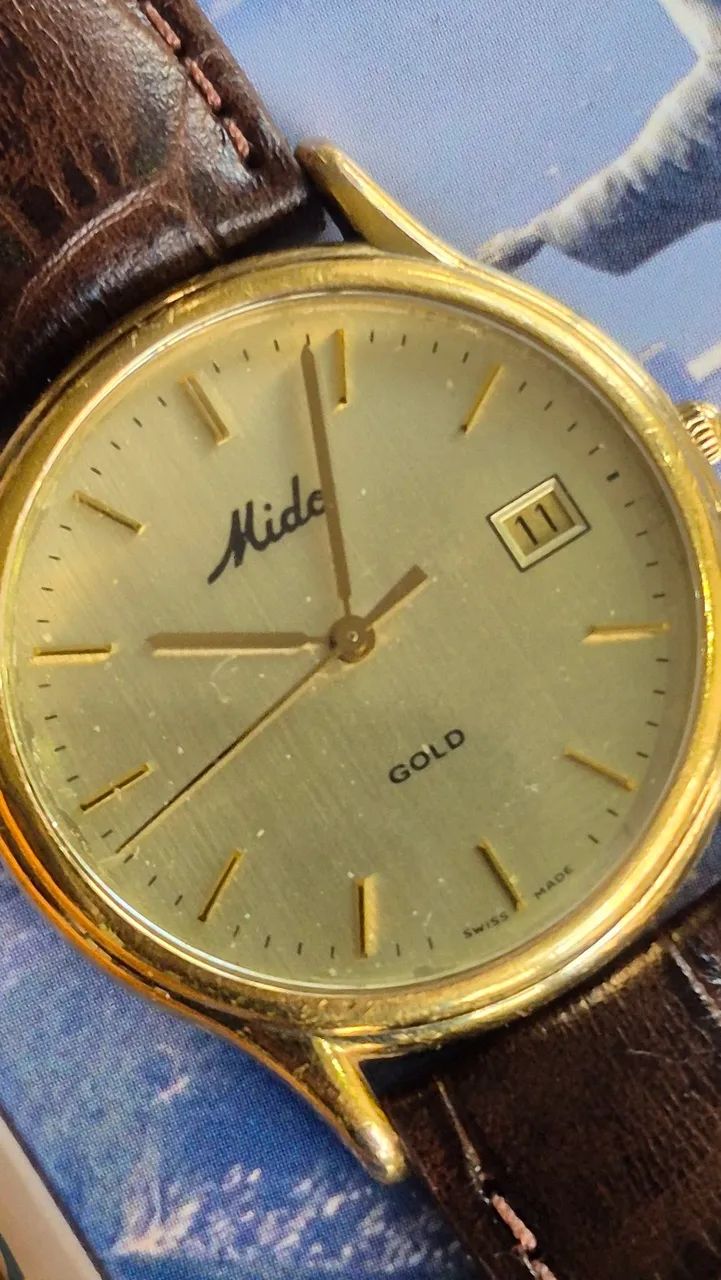 Relogio MIDO Gold Ouro 18k. (~8GRS DE OURO)