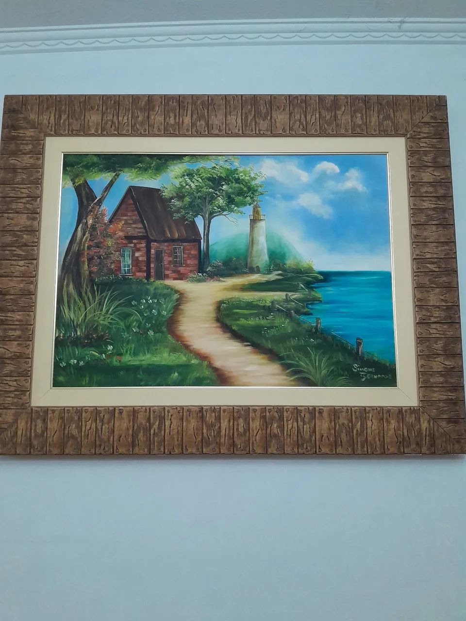 Moldura de parede 