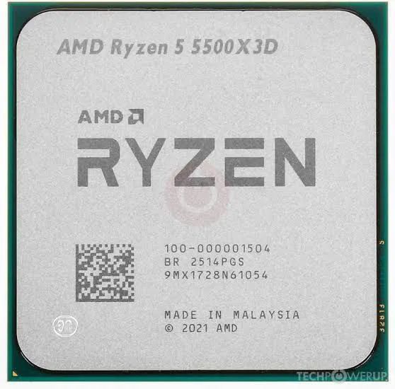 Ryzen 5 5500x3d + B550m gaming plus am4