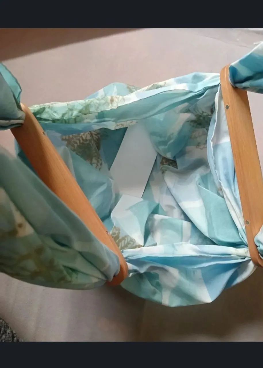 Bolsa de tecido pintado à mão (NOVA) - Foto 3