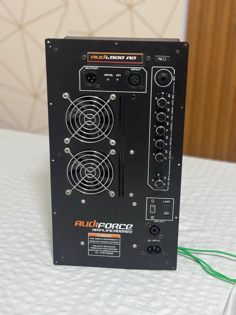 Painel Ativador Sub. Amplificador Caixa De Som 800w  - Foto 2