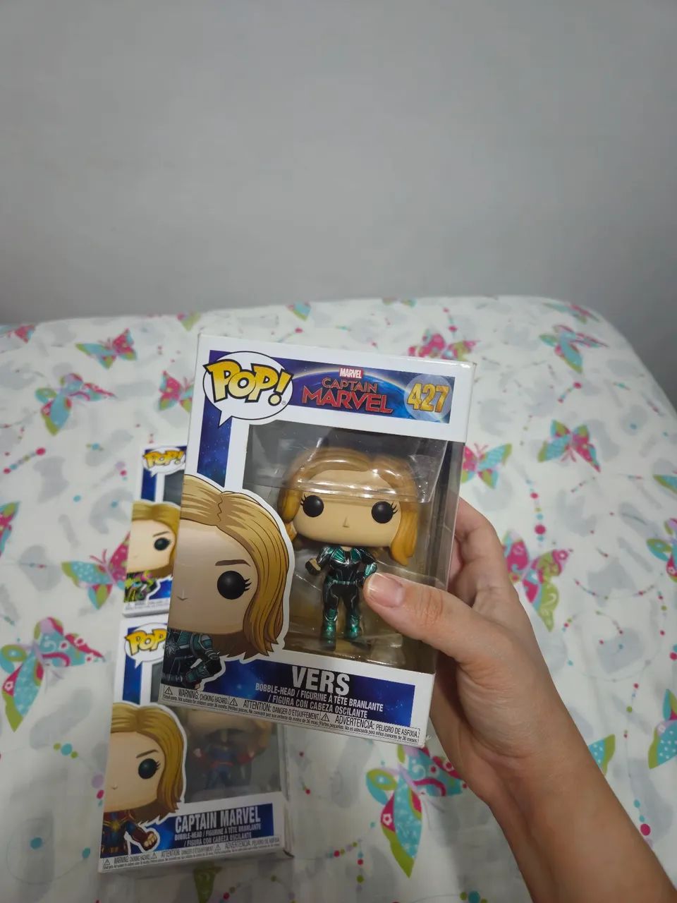 Lote Capitã Marvel - Funko Pop - Foto 2