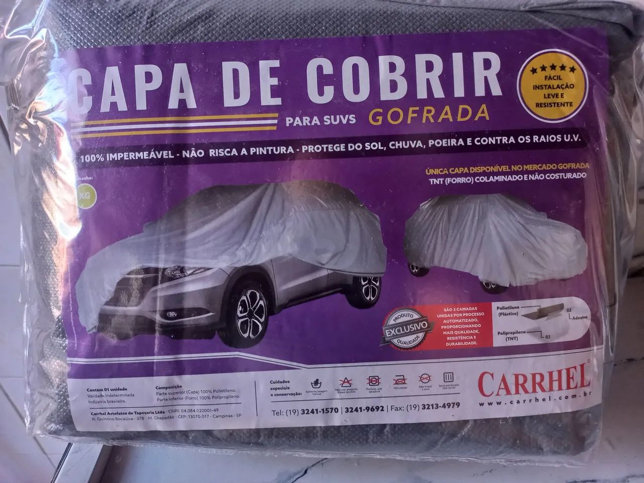 Capa para Carro EX grande