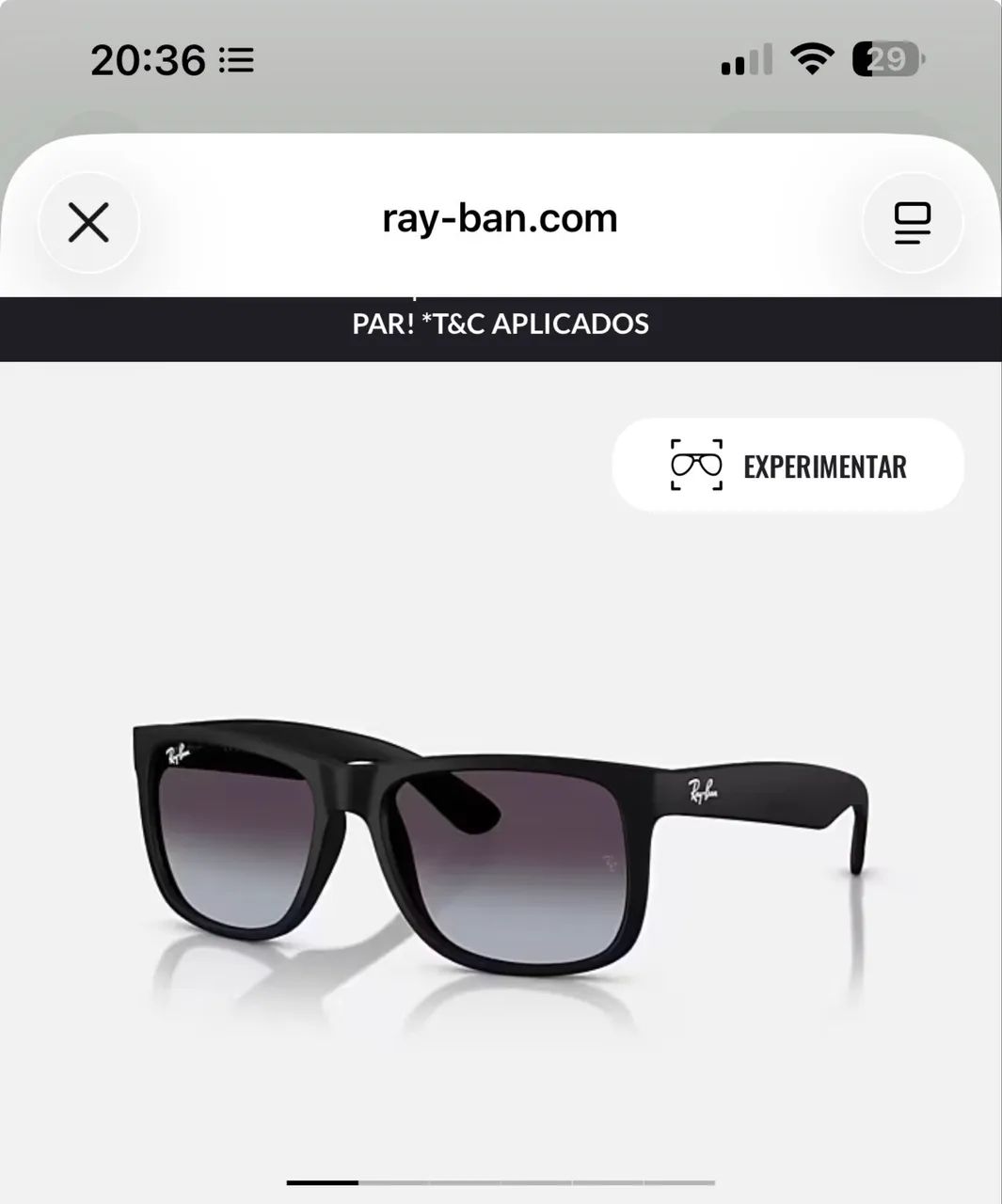 Óculos Ray-Ban Masculino  - Foto 2