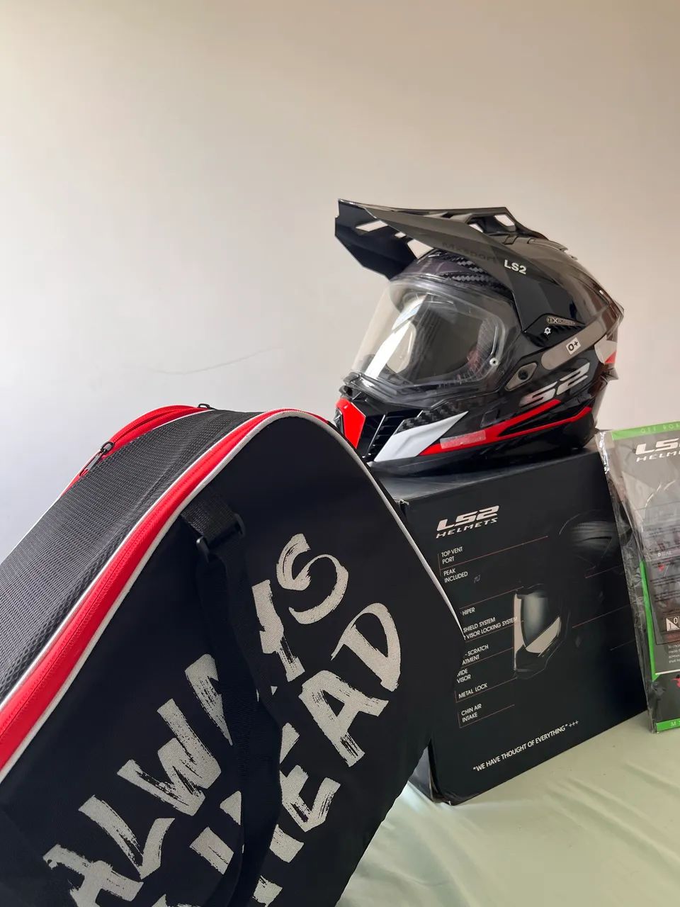 Capacete LS2 MX701 EXPLORER CARBON - Foto 2