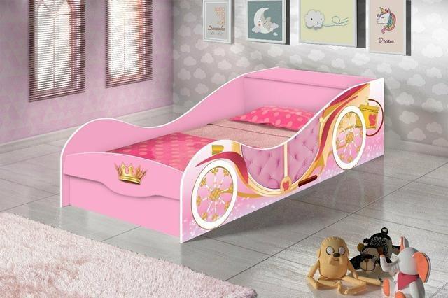 Cama solteiro com bau carruagem *