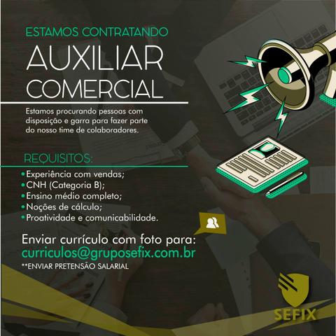 Vaga para Auxiliar Comercial