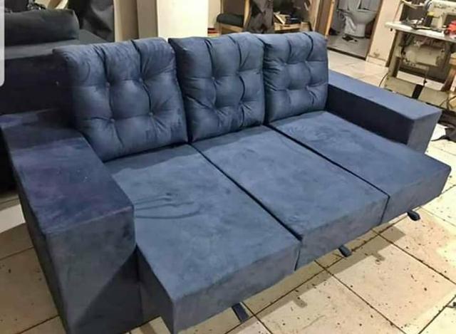 (OFERTA ESPECIAL) - Sofa 03 Lugares Retrátil NOVO