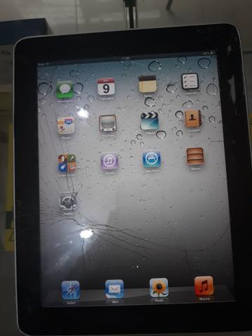 Ipad 1 geração 16GB trincado