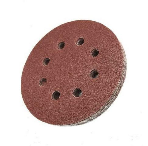 Disco de Lixa com Velcro Perfurado 125mm 5 Peças Mtx